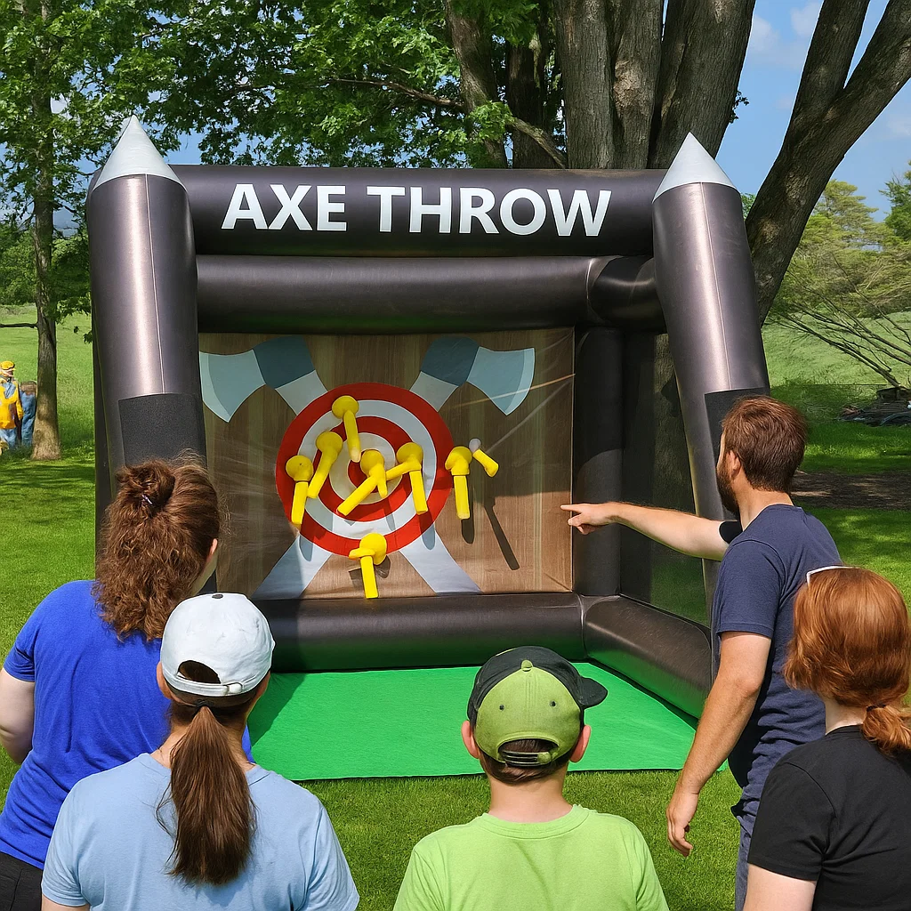 with safety-focused rules; crowd-pleasing interactive game.