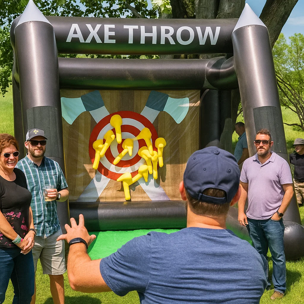 with trained attendant available; simple rules and fast rotation.