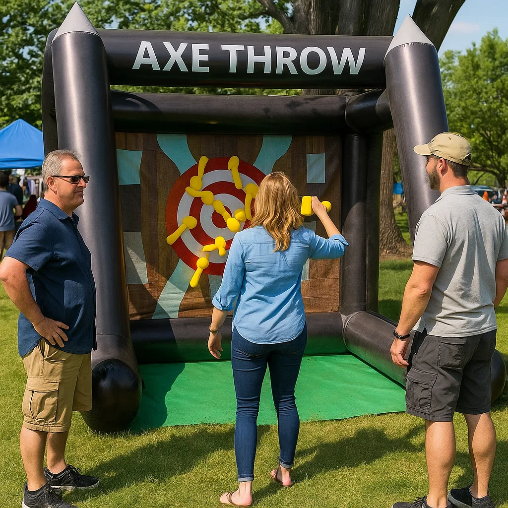 Inflatable Axe Throwing Rentals in Lititz, PA | Party Pros East Coast