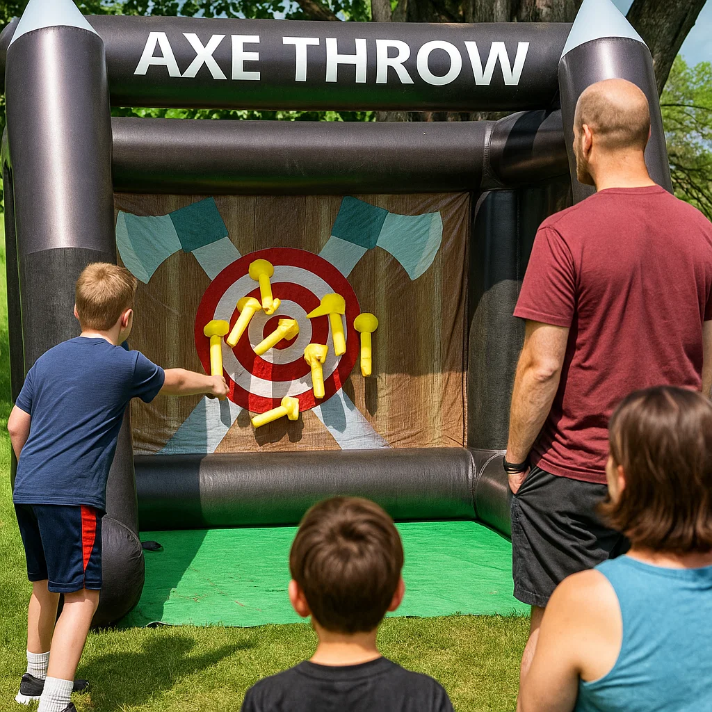 with two throwing lanes; perfect for schools and corporate groups.