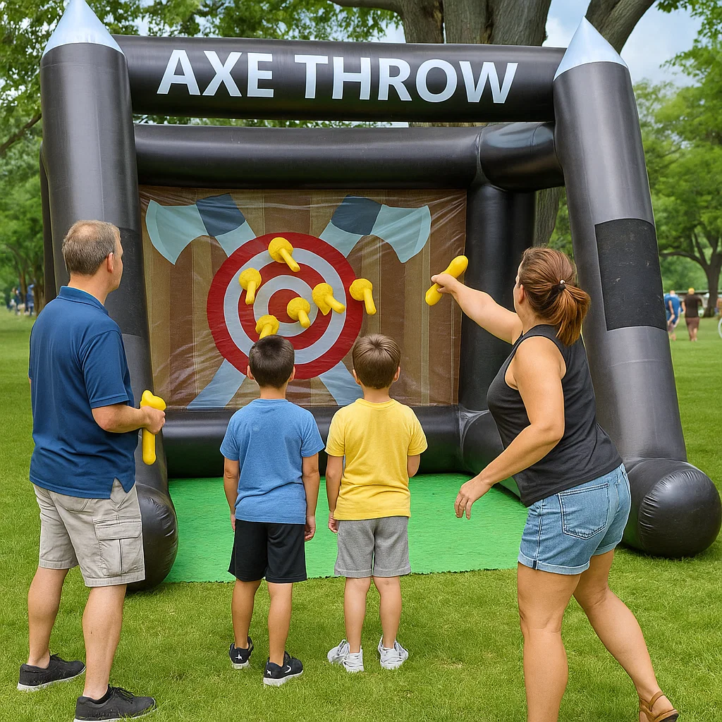 with two throwing lanes; perfect for schools and corporate groups.