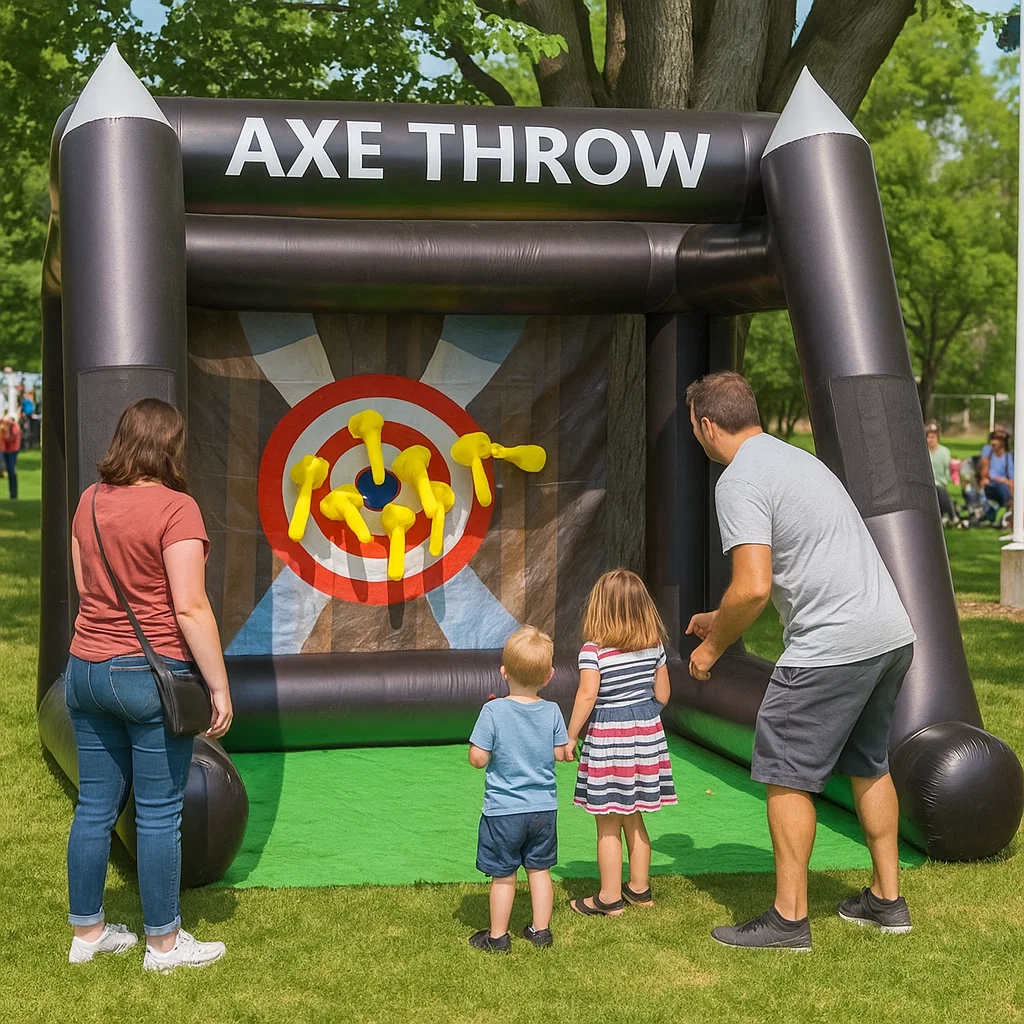 Inflatable Axe Throwing Rentals in Manheim, PA | Party Pros East Coast