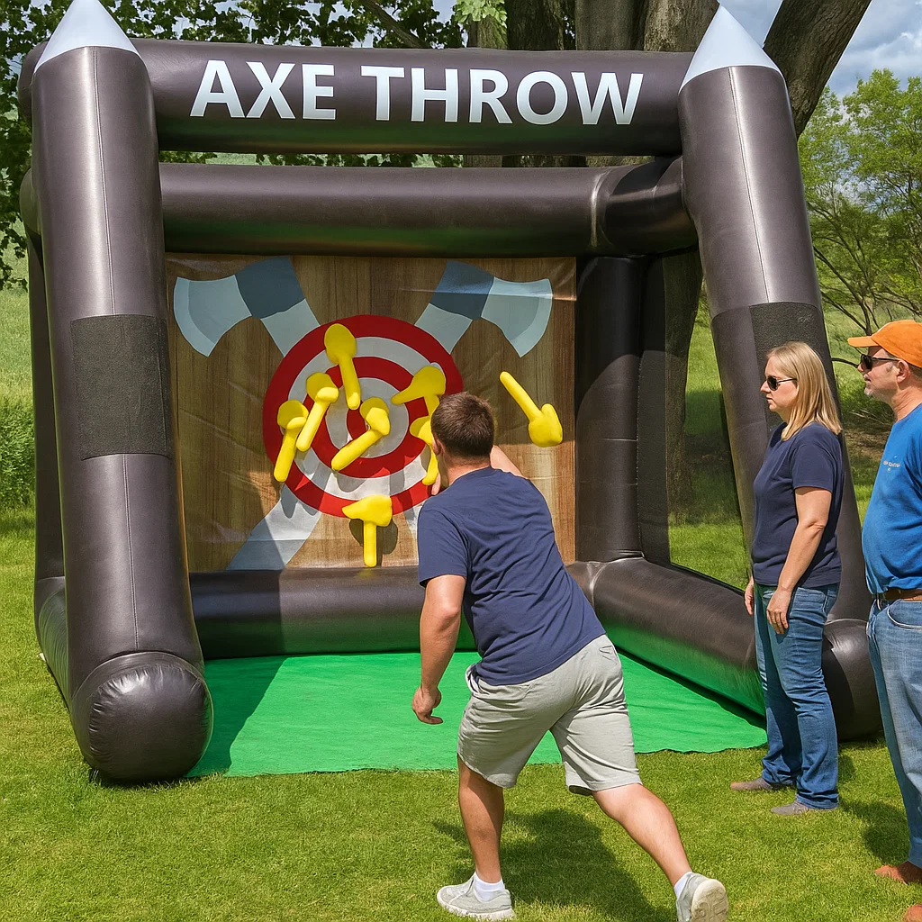 Inflatable Axe Throwing Rentals in Philadelphia, PA | Party Pros