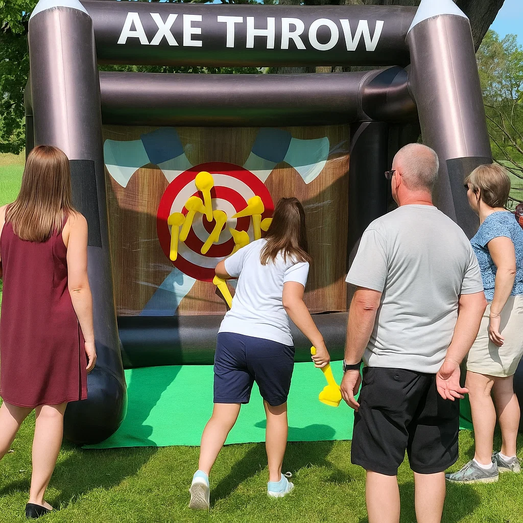 Inflatable Axe Throwing Rentals in Allenwood, PA | Party Pros East Coast