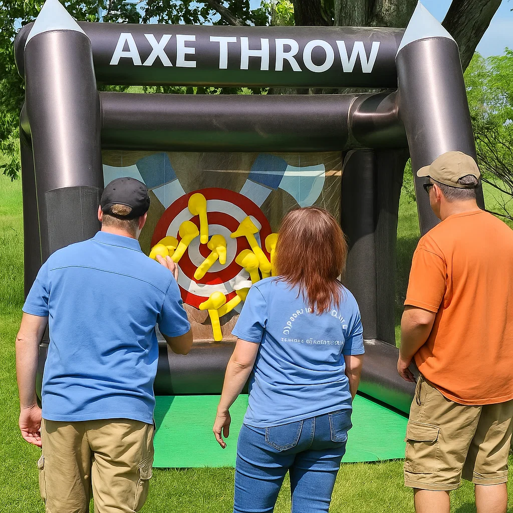 set up & supervised; clean