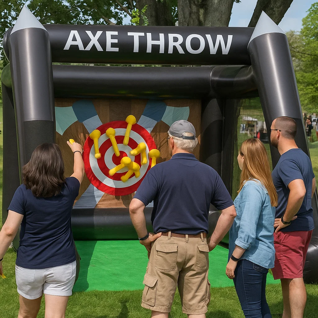 portable and event friendly; fun and safe for all ages.