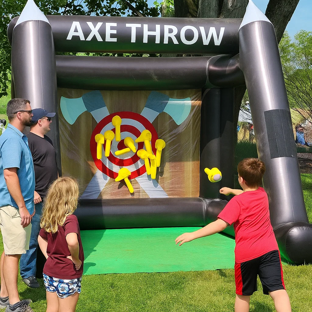 with trained attendant available; adds a competitive challenge.