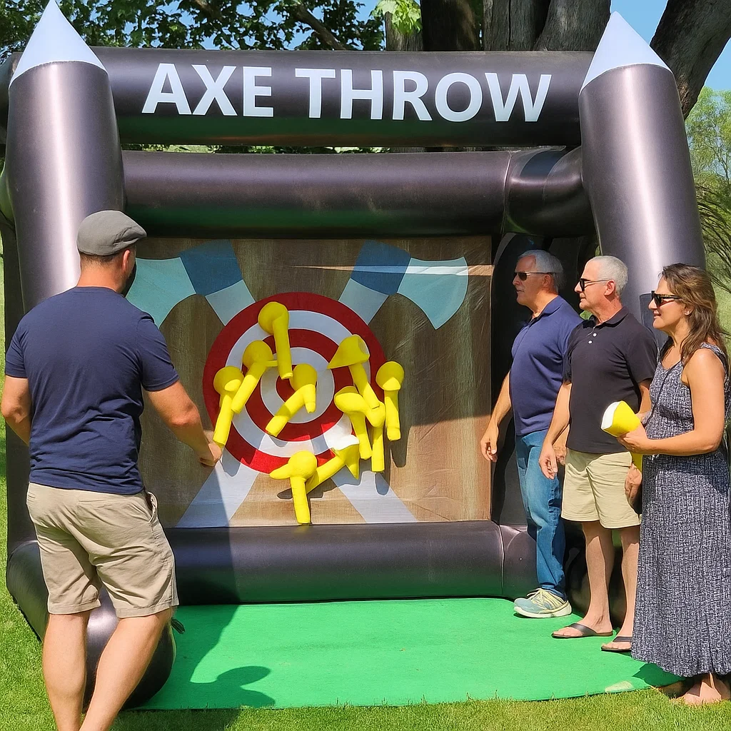 Inflatable Axe Throwing Rentals in Hampstead, MD | Party Pros East Coast