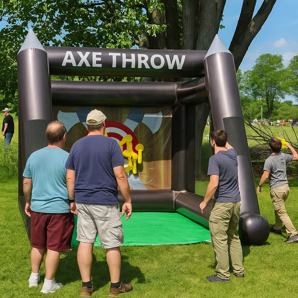 with trained attendant available; adds a competitive challenge.