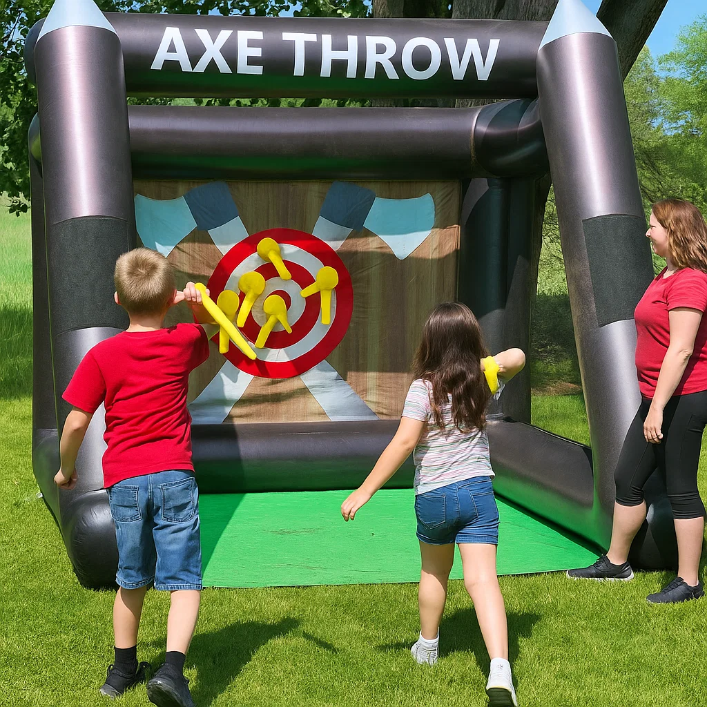 Inflatable Axe Throwing Rentals in Spring City, PA | Party Pros East Coast