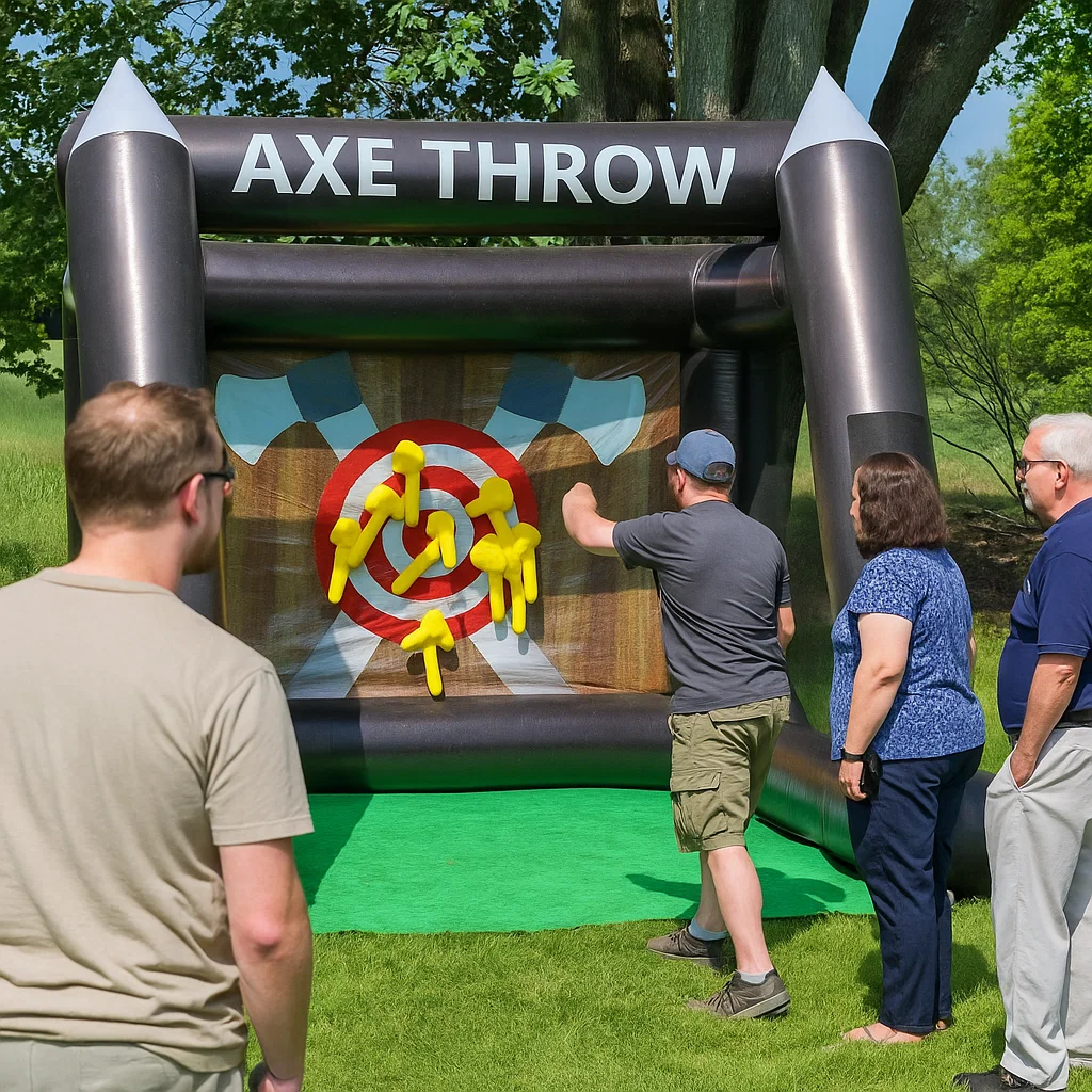 with compact footprint; photo-friendly event setup.