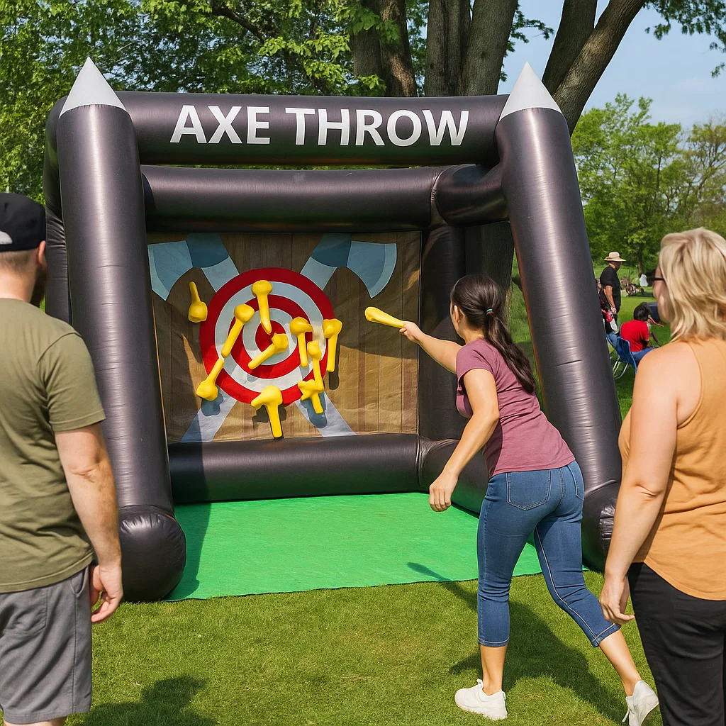 with safety-focused rules; photo-friendly event setup.