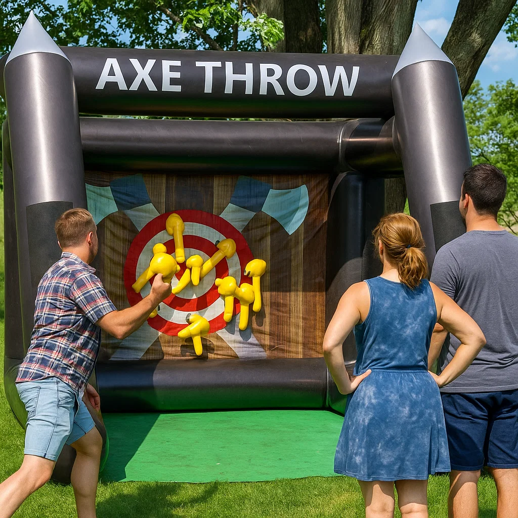 with safety-focused rules; photo-friendly event setup.