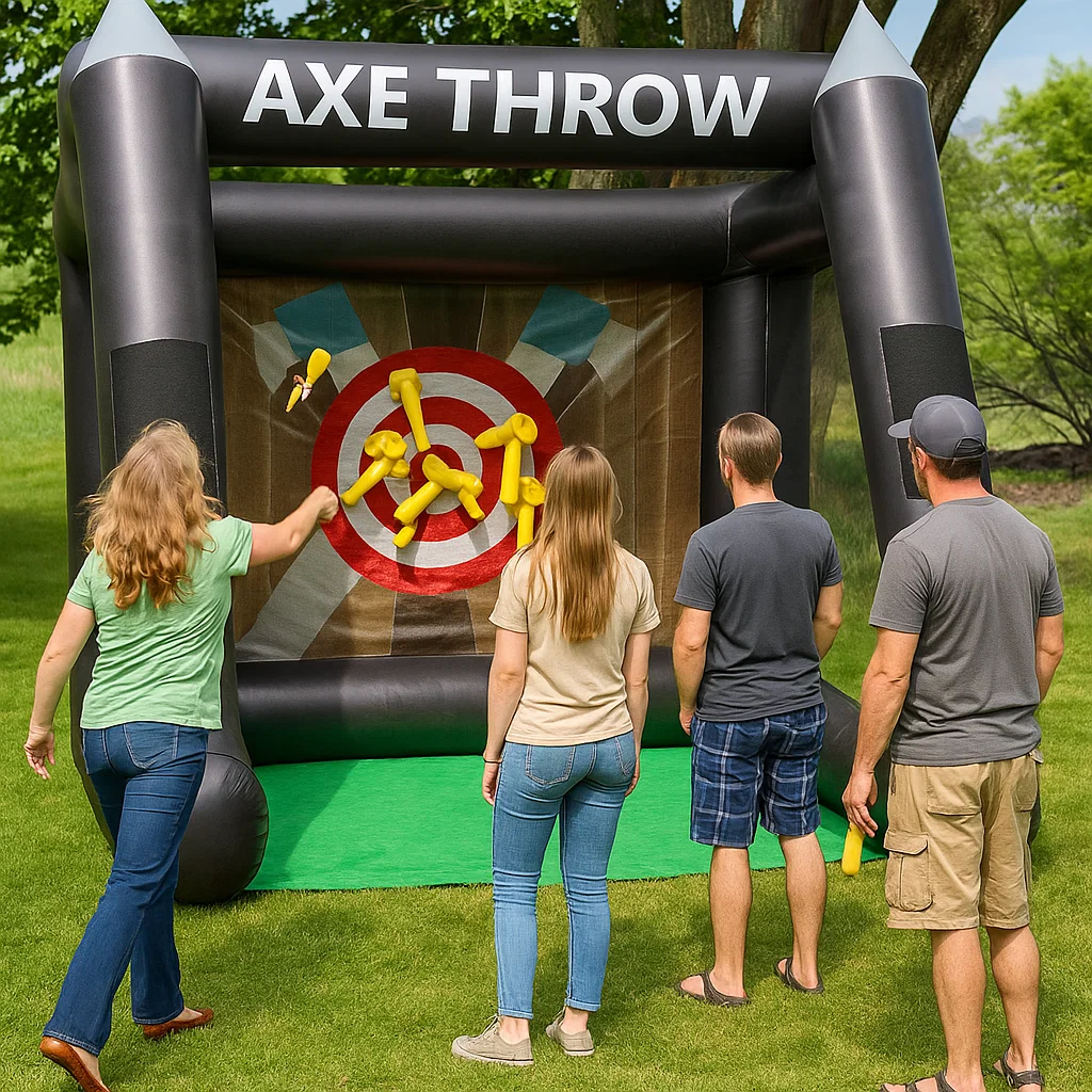 set up & supervised; simple rules and fast rotation.