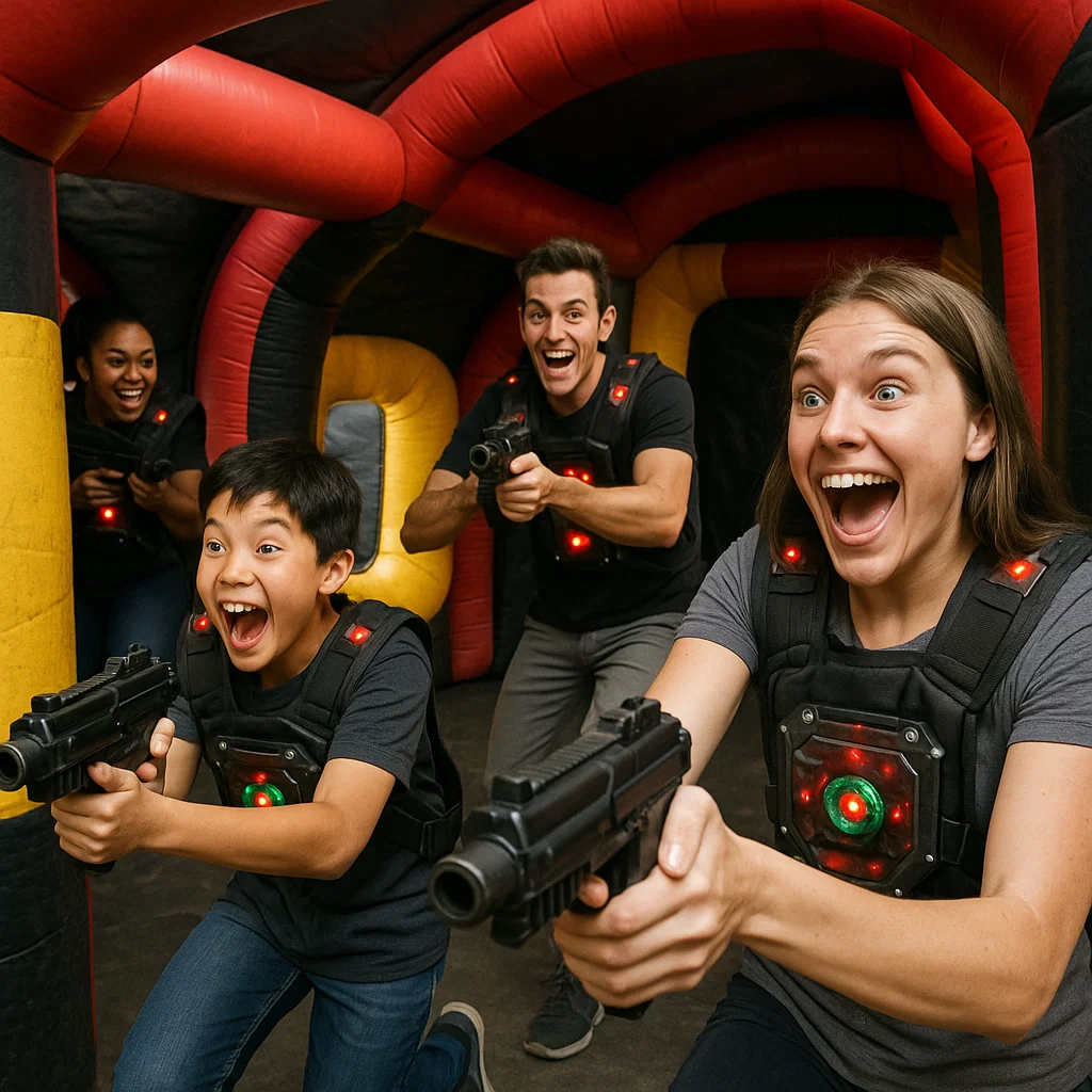 Laser tag rentals — family-friendly action with supervised play