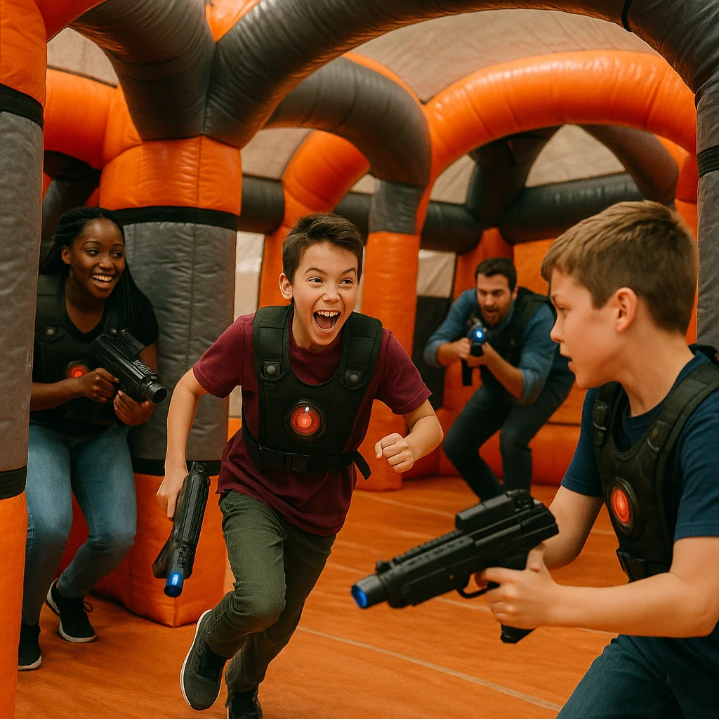Laser tag rentals — tactical move from cover to cover
