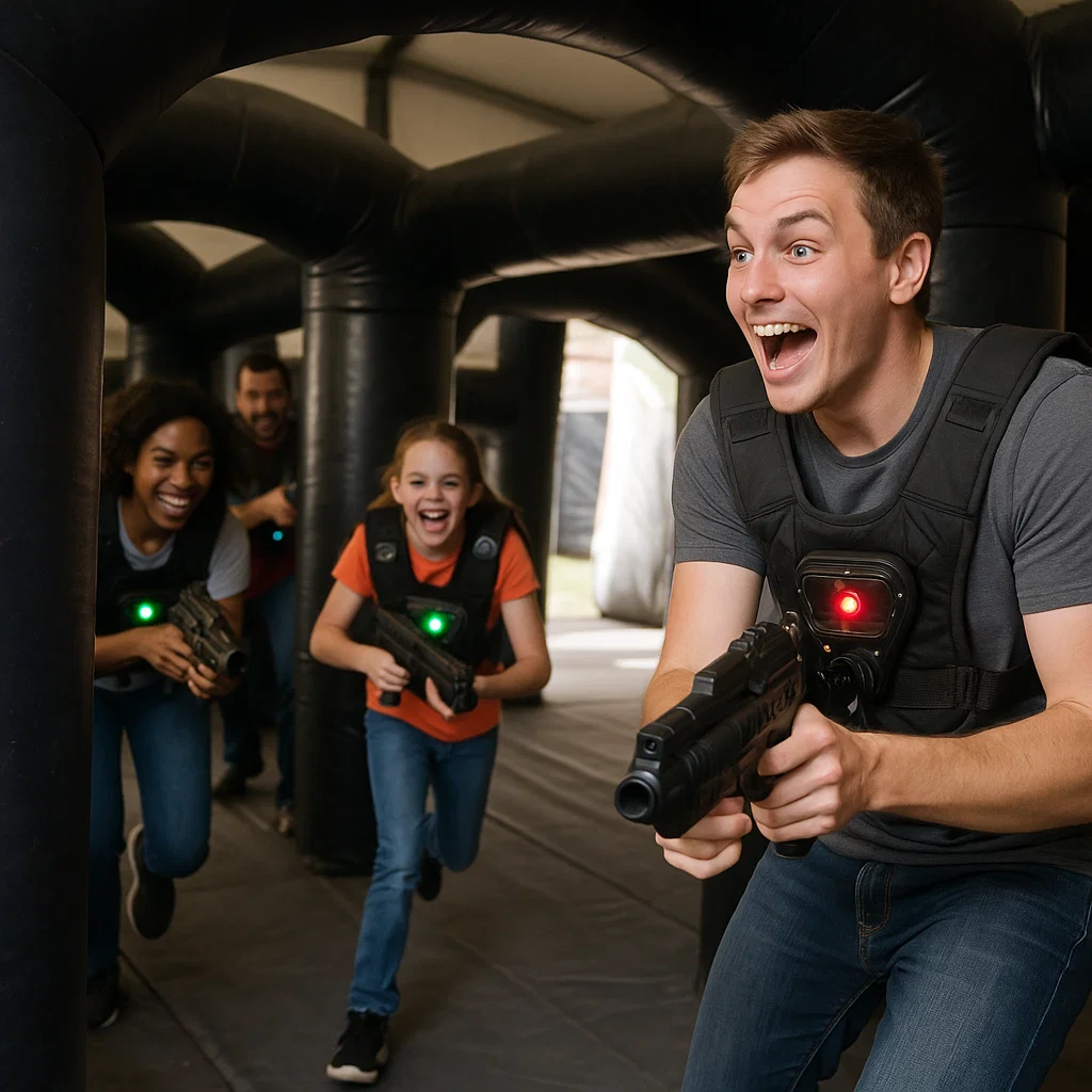 Laser tag rentals — quick flank to the objective