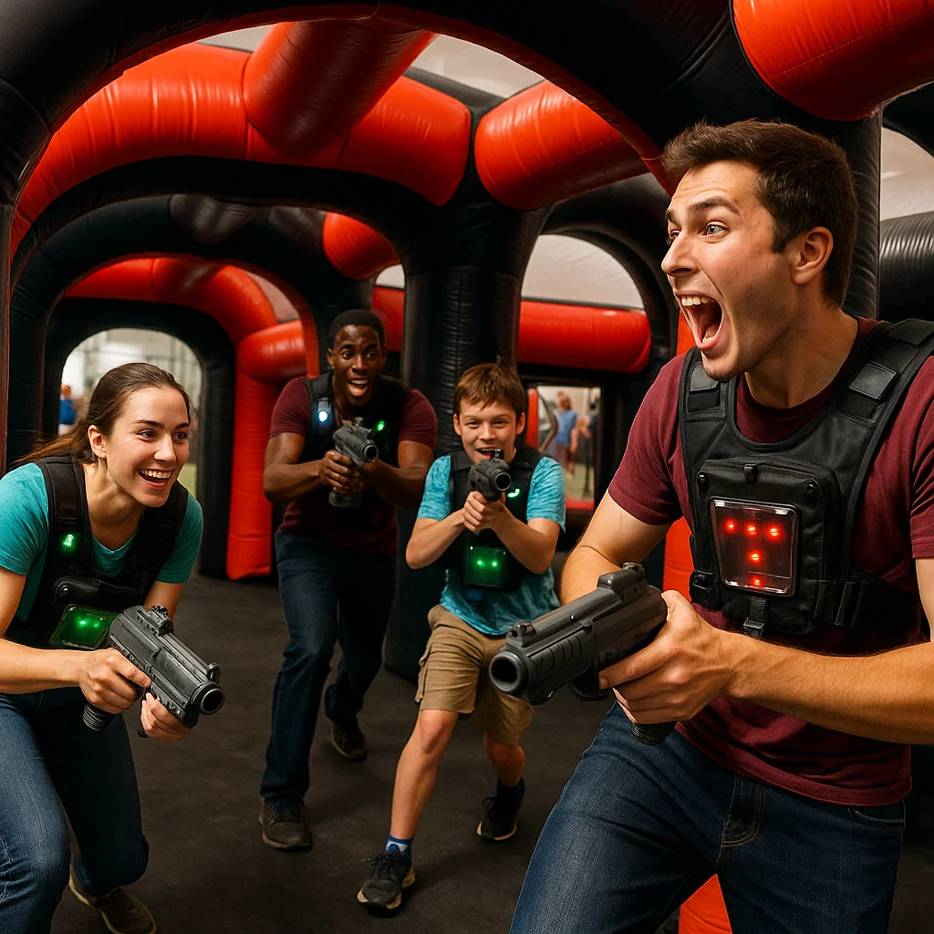 Laser tag rentals — referee whistles time expiration
