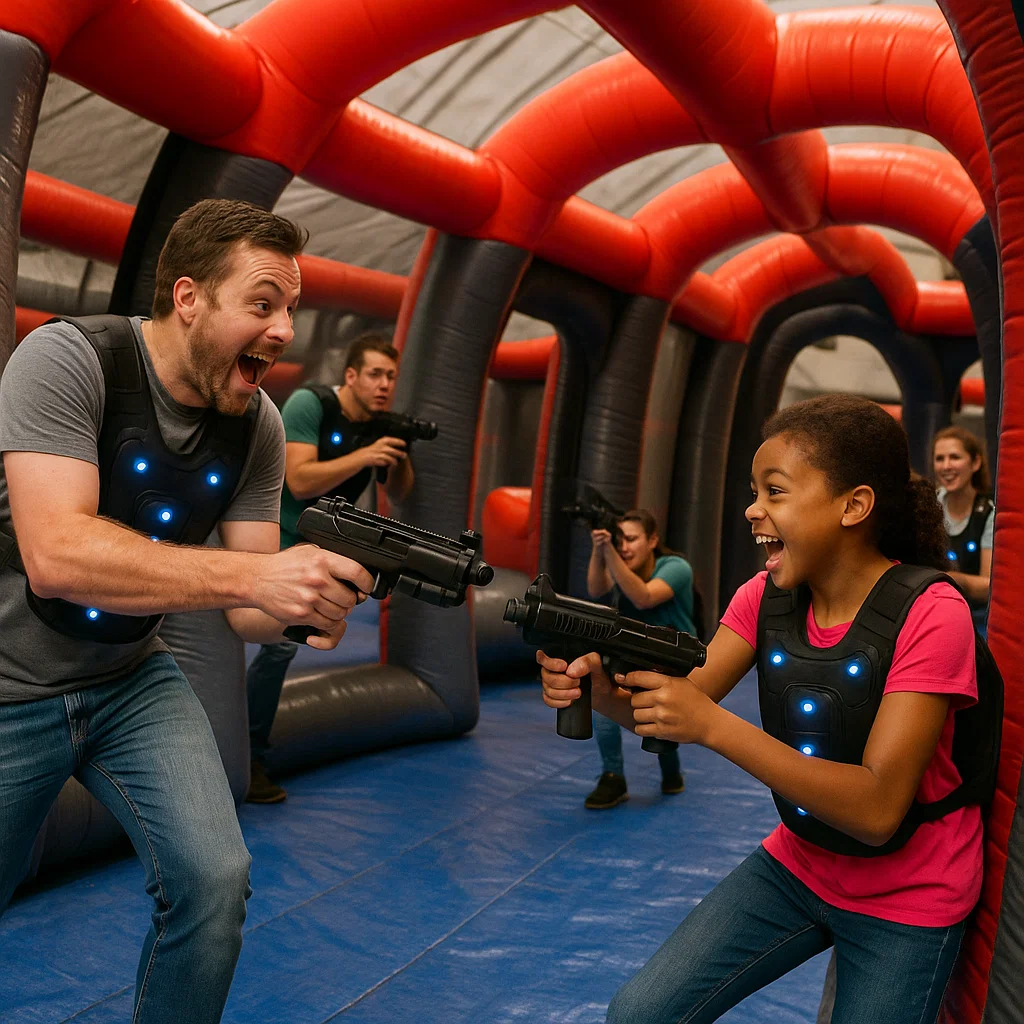 Laser tag rentals — campus RA hosting floor event