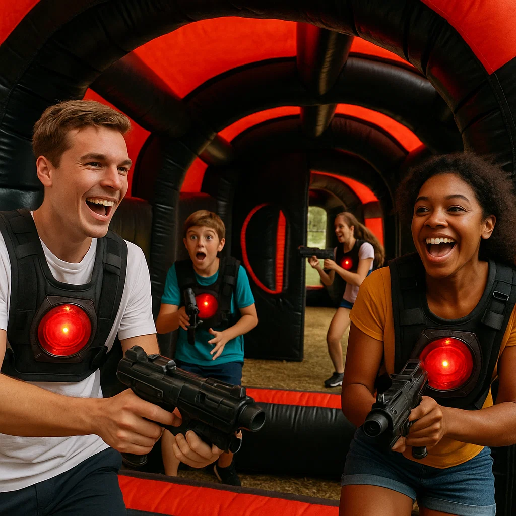 Laser tag rentals — PTA fundraiser game night crowd