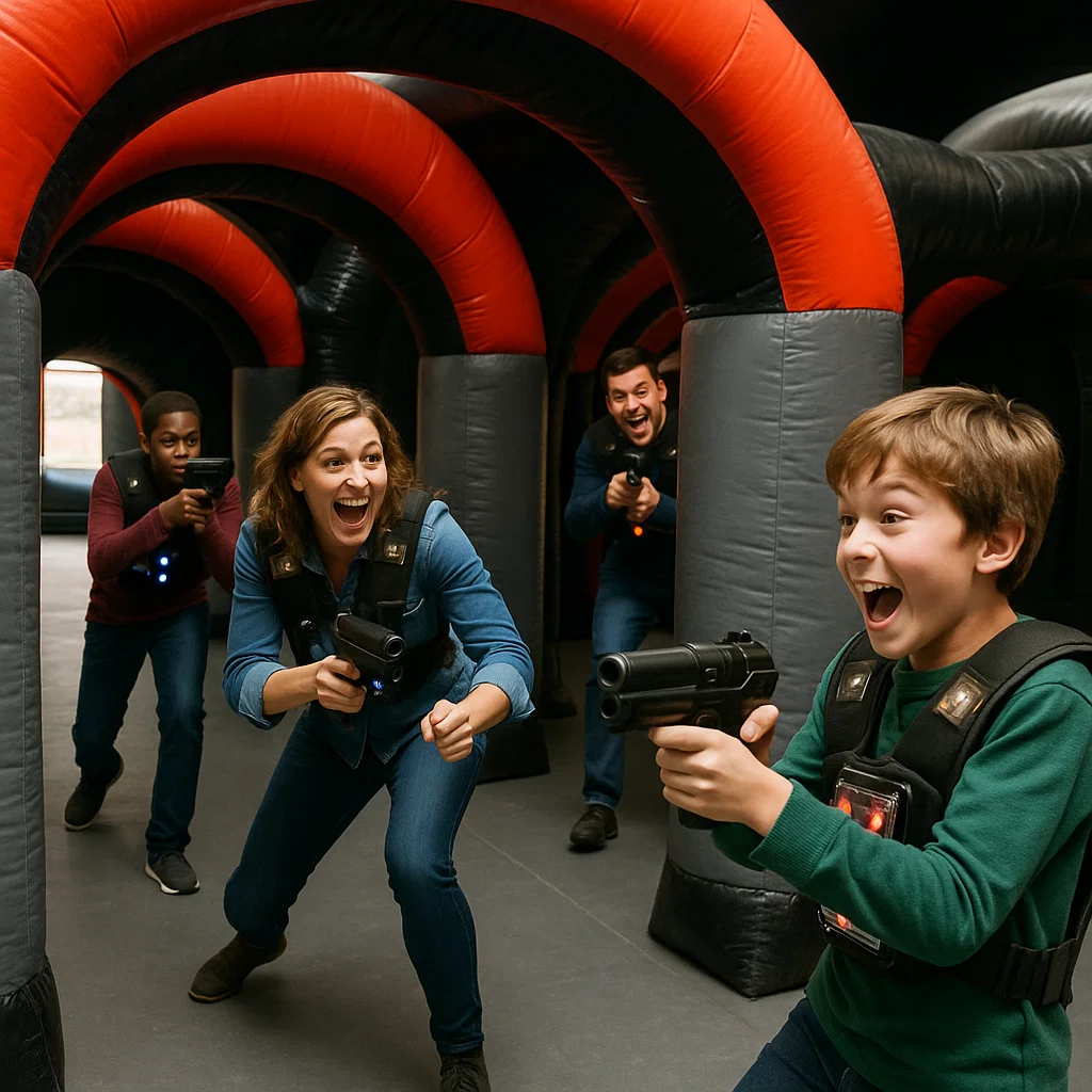 Laser tag rentals — holding the zone under pressure