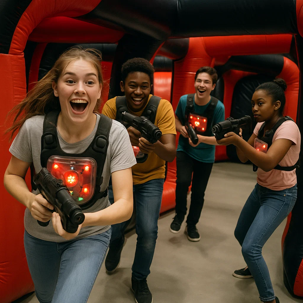 Laser tag rentals — ref signals clean