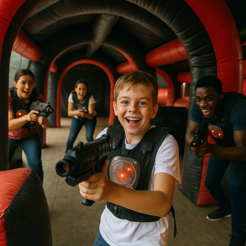 Laser tag rentals — quick countdown and explosive start