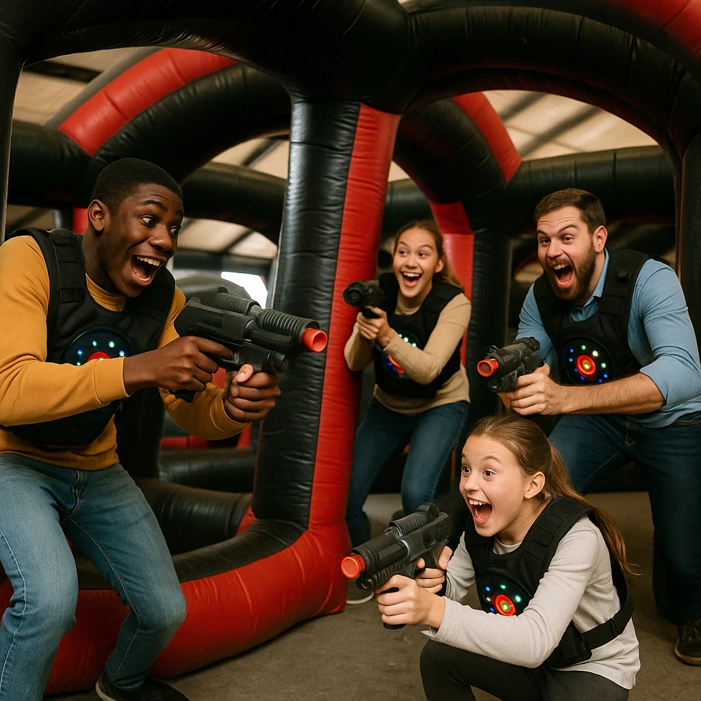 Laser tag rentals — fast plant at control point