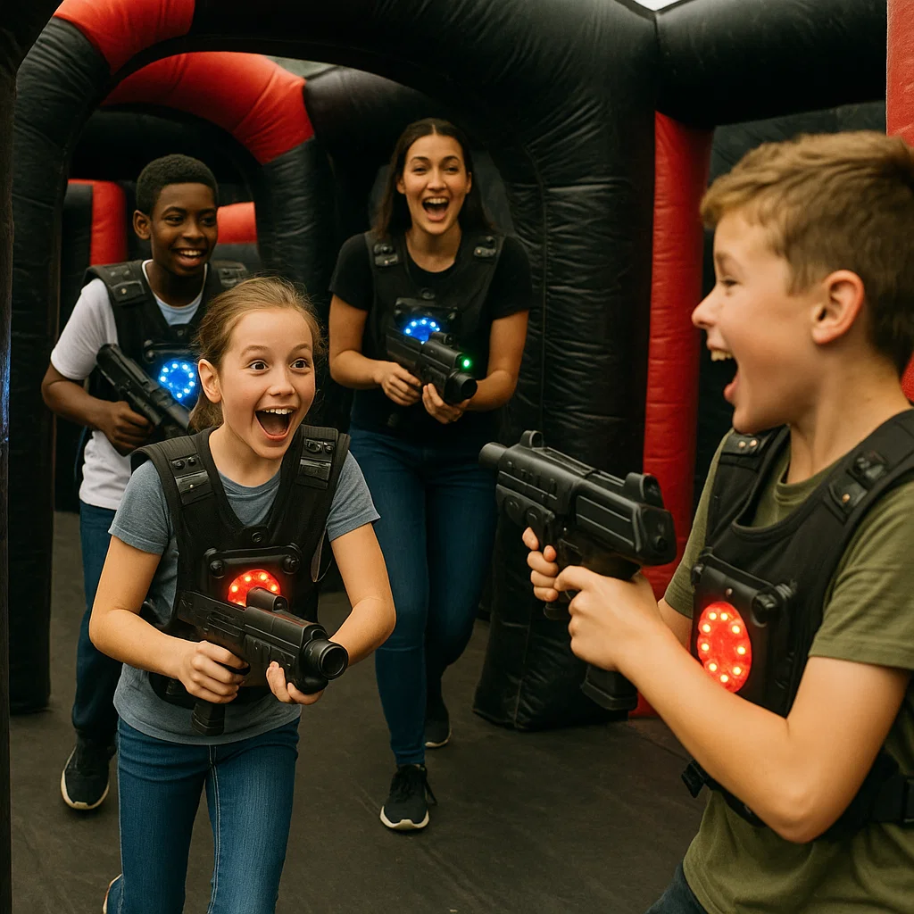 Laser tag rentals — campus rec center finals night