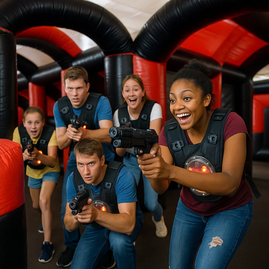 Laser tag rentals — spin and tag counterattack move
