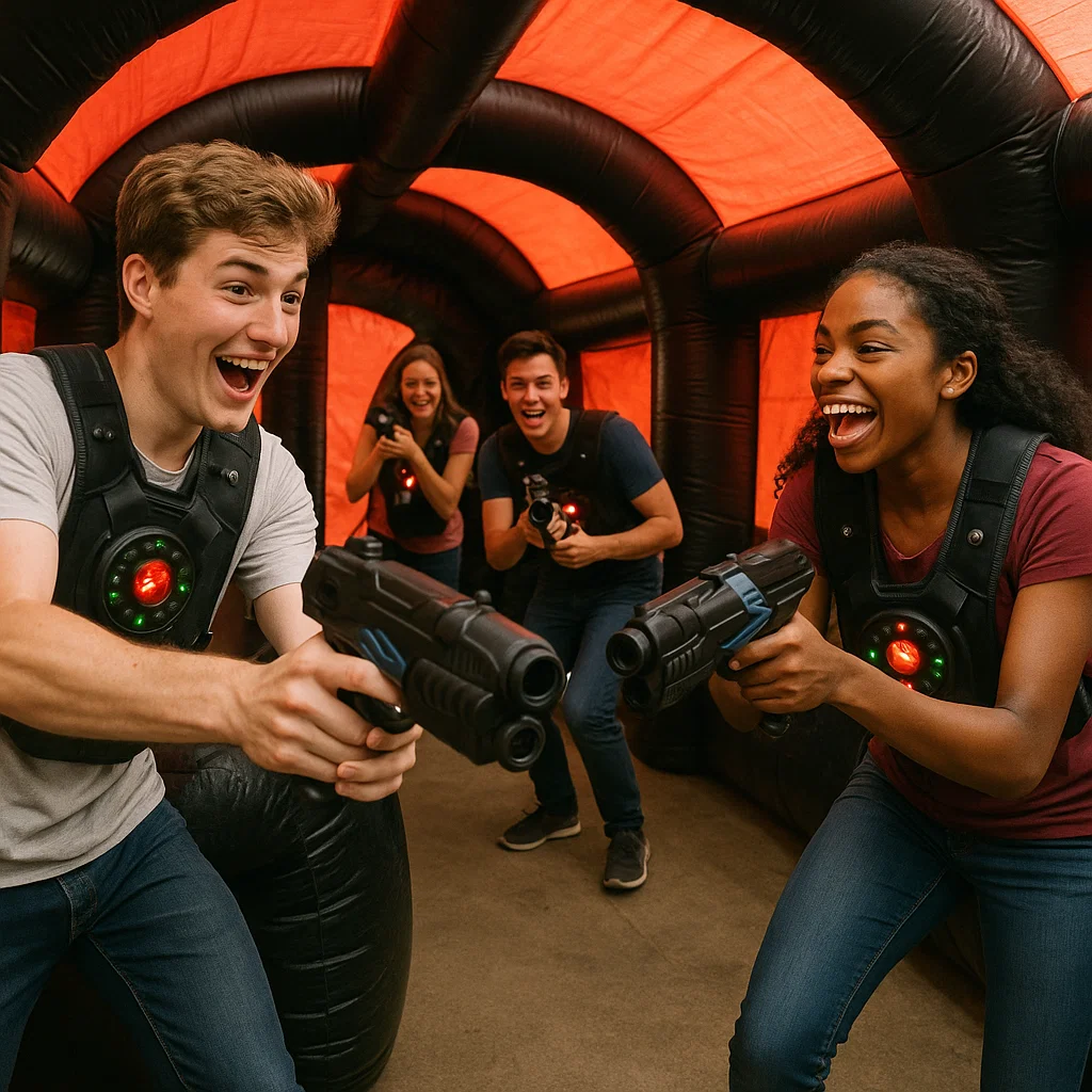 Laser tag rentals — quick peek then accurate tag