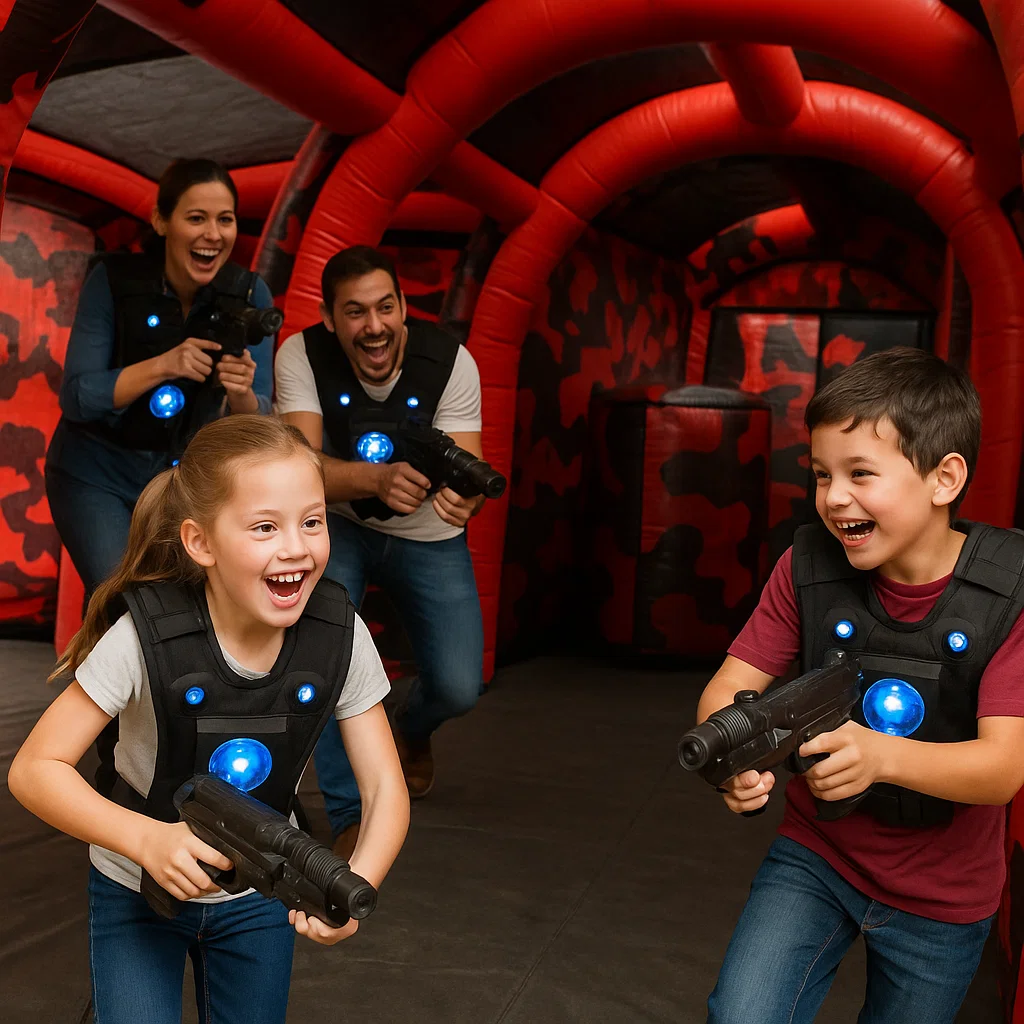 Laser tag rentals — retake the point under pressure