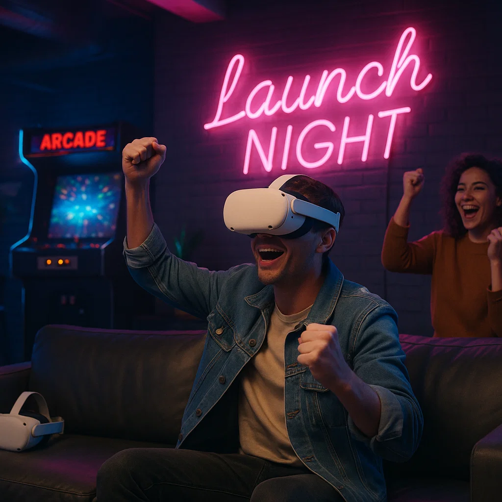 Virtual reality headsets and attendant for corporate activations