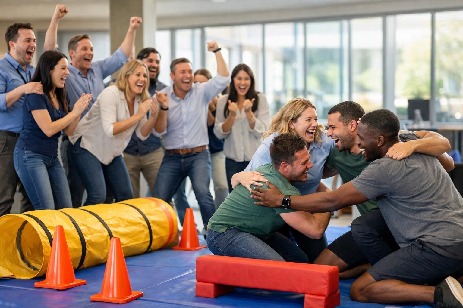 Team-building games for corporate events