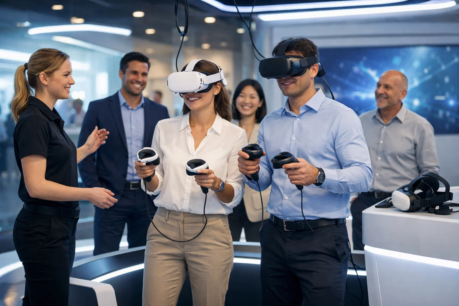 Virtual reality rentals for corporate events