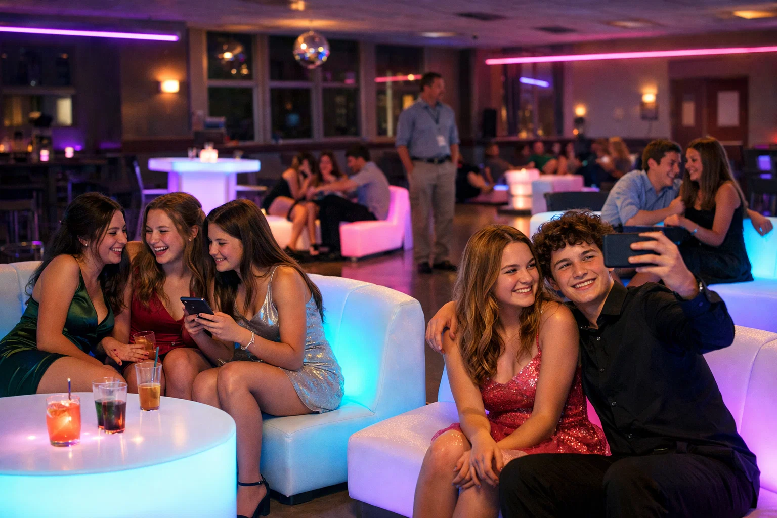 LED furniture and lounge