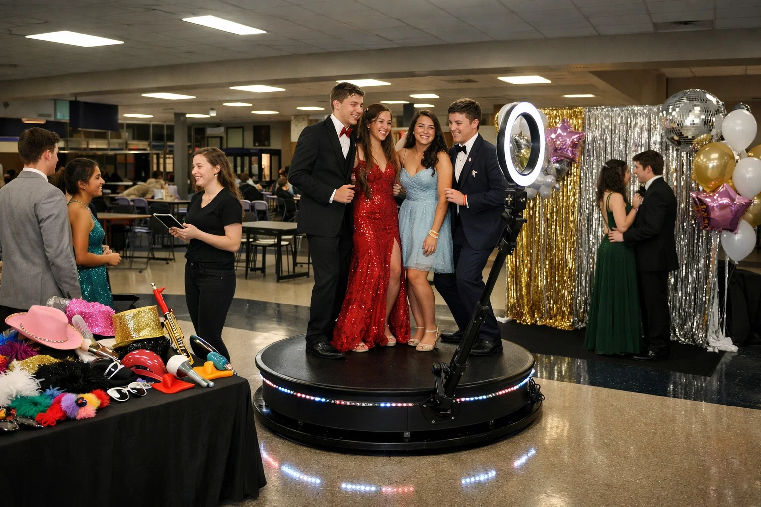 Photo booth rentals with 360 experience