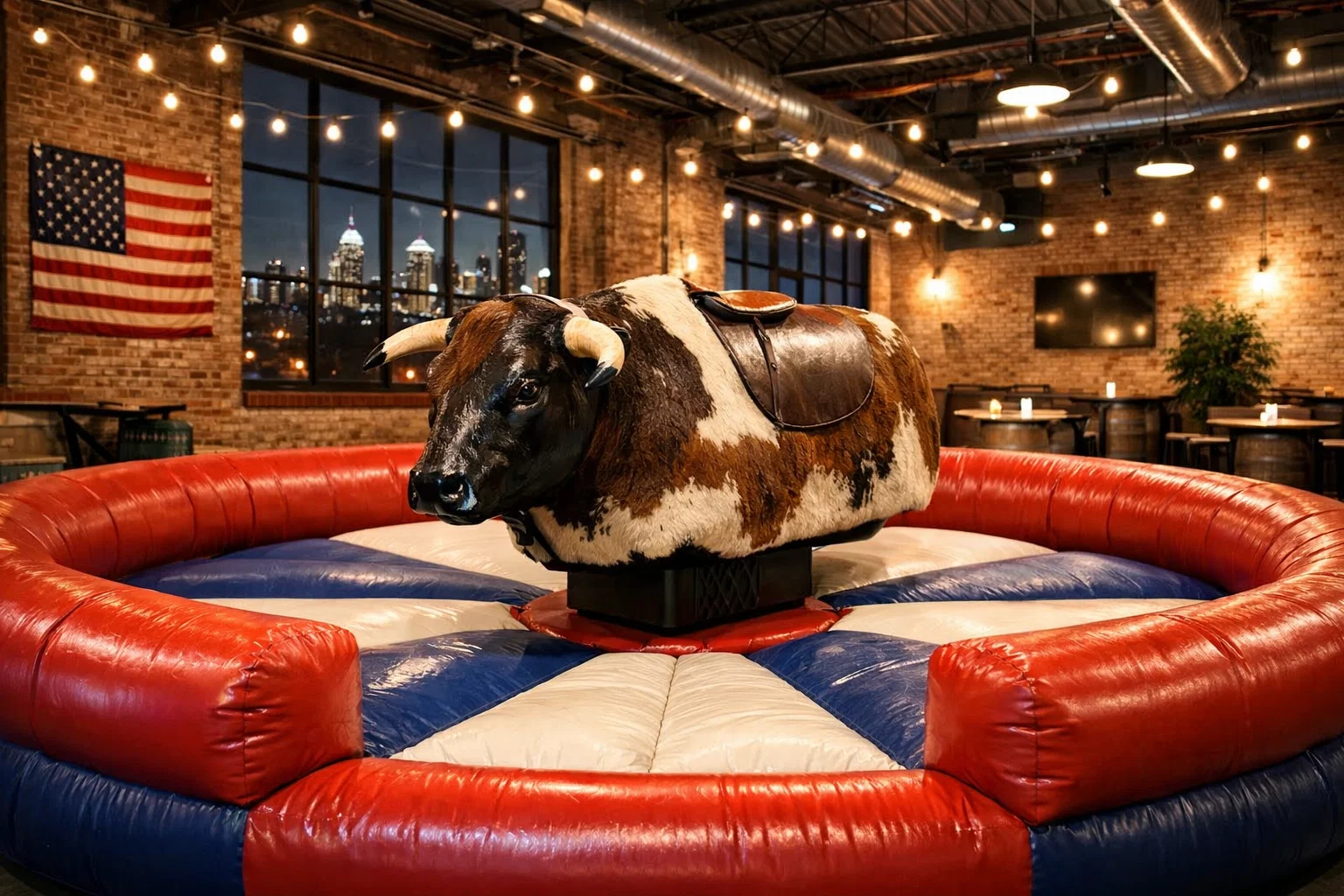 Mechanical bull rental in Philadelphia, PA ready for booking