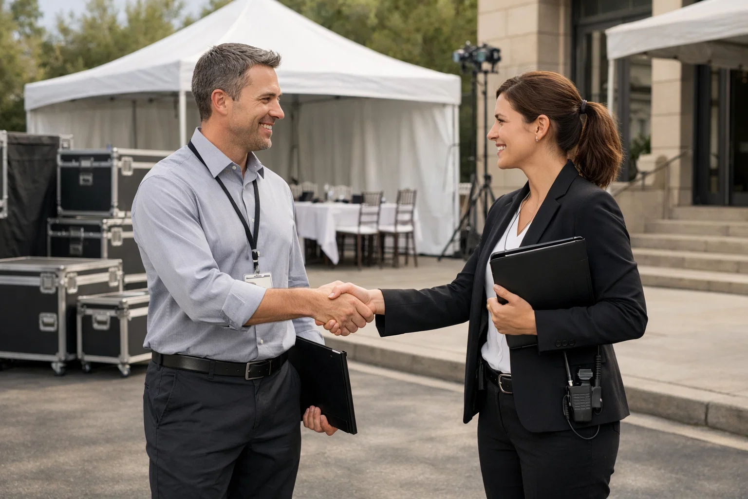 Trusted local partner network support for party rentals outside the primary service area.