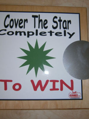 Cover the Star carnival game rental