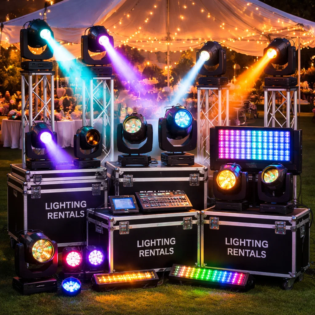 Lighting rentals for events