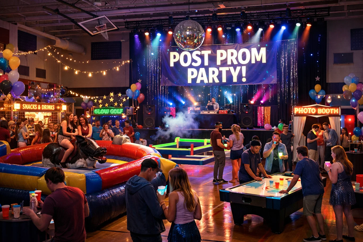 Prom and after-prom rentals