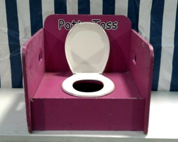 Potty Toss carnival game rental