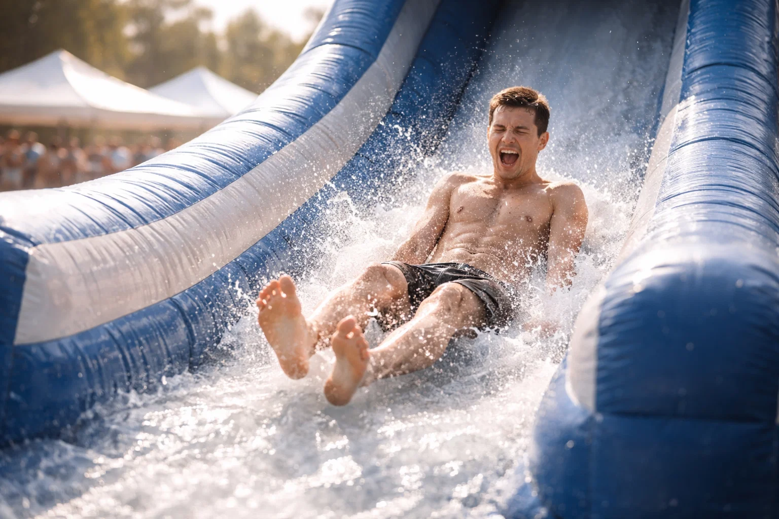 Inflatable Water Slide Rentals in Pomeroy, PA - Staff On-Site Included