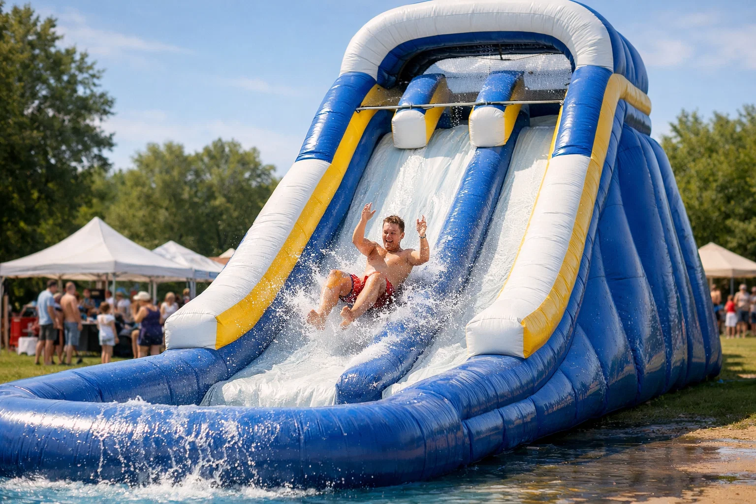 Inflatable Water Slide Rentals in Belle Mead, NJ - Delivered & Set Up