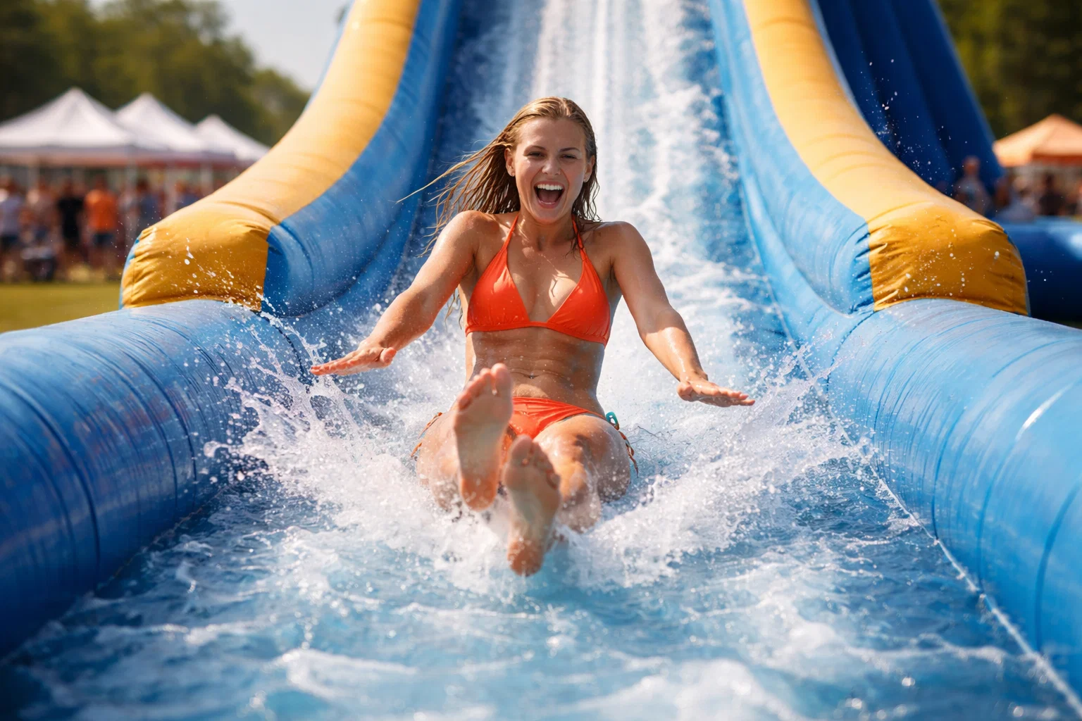Inflatable Water Slide Rentals in Woodlyn, PA - Summer Party Favorite