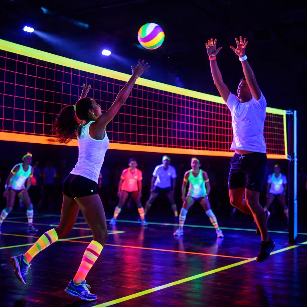 Glow volley ball rental in Delaware