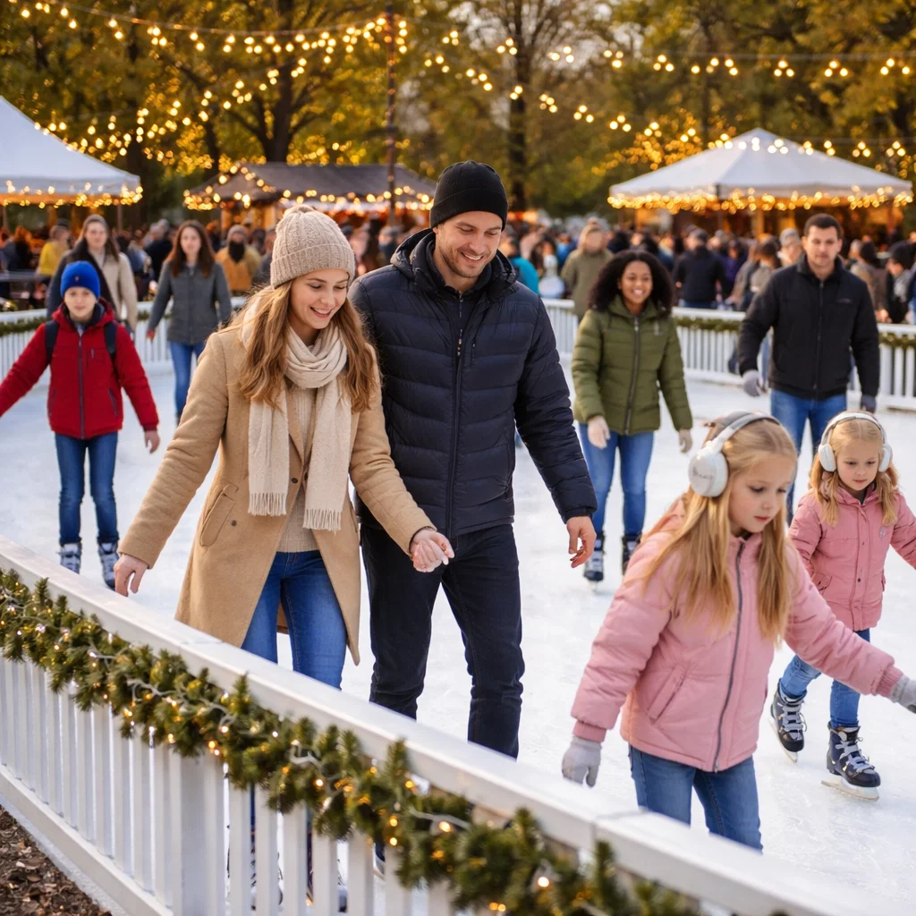 Holiday ice skating rink rental in Delaware
