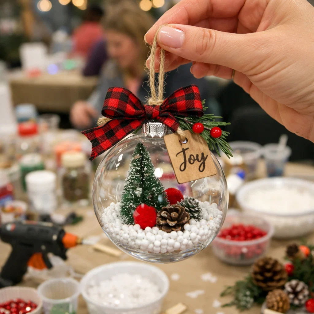 Ornament making station in Delaware