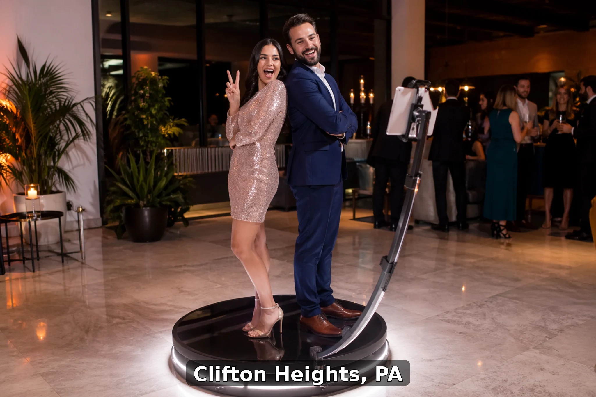 360 Photo Booth Rentals in Clifton Heights, Pennsylvania